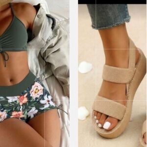 FLORAL♦️♦️TANKINI&SANDALS